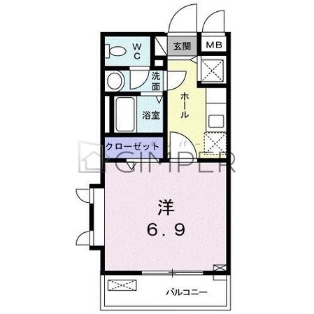 ラフィーネ初台の物件間取画像